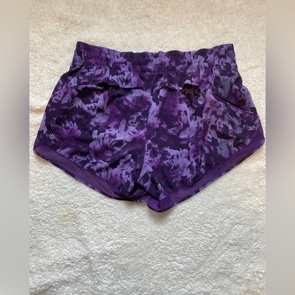 Athleta Mesh Racer Run Shorts - Picture 4 of 5